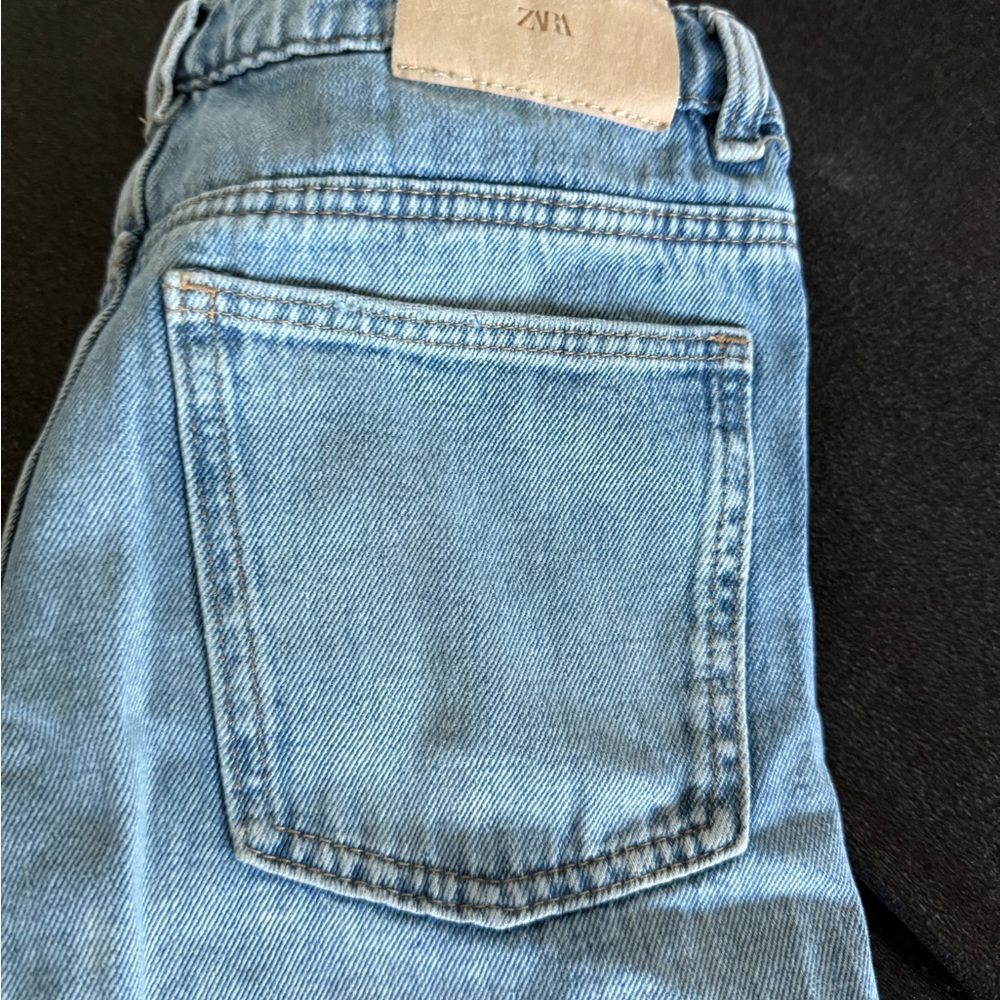 Zara Kids Light Blue Jeans Wide leg size 10